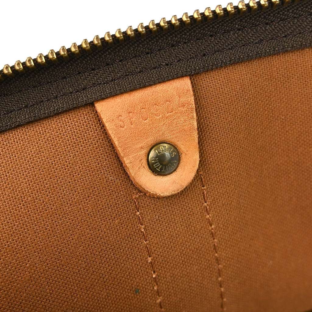 Louis Vuitton Keepall Bag Brown Canvas Fair condition - Box View
