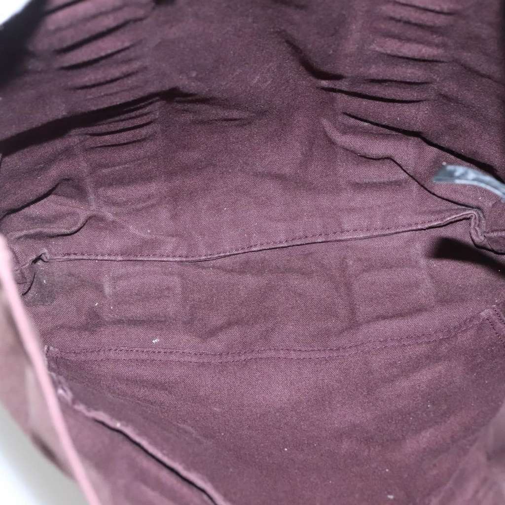 Hermès Fourre-tout Herline Burgundy Canvas Fair condition - Box View