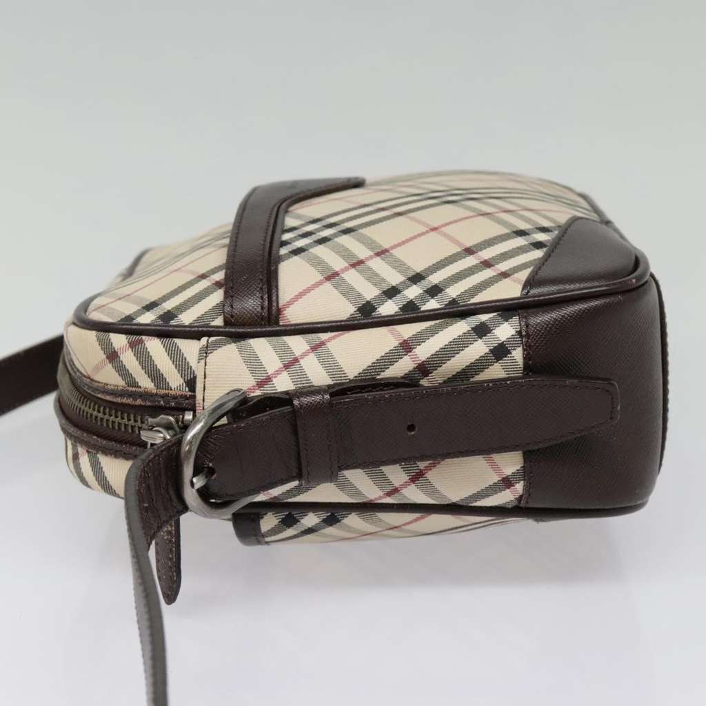 Burberry Nova check Shoulder bag Beige Canvas Good condition - Inside View