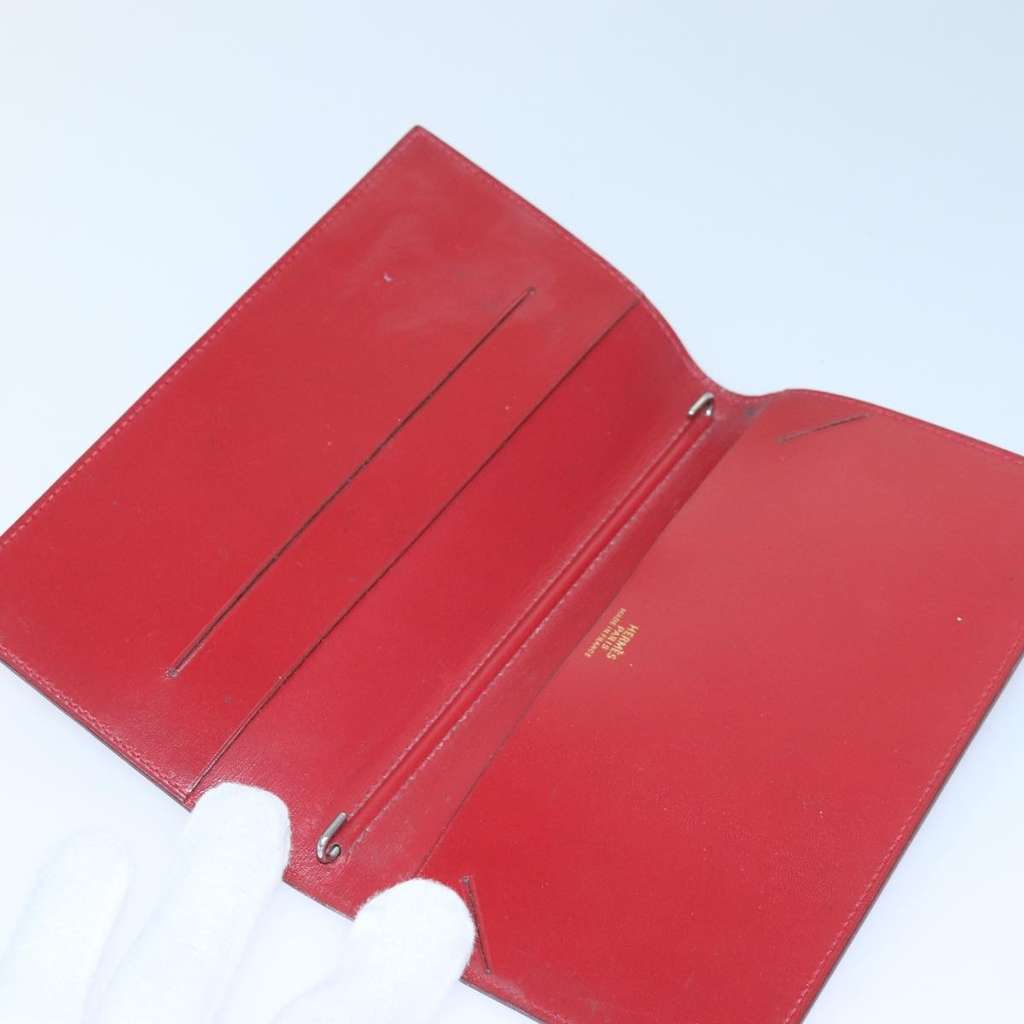 Hermès Agenda A6 Day Planner Housse Red Leather Good condition - Box View