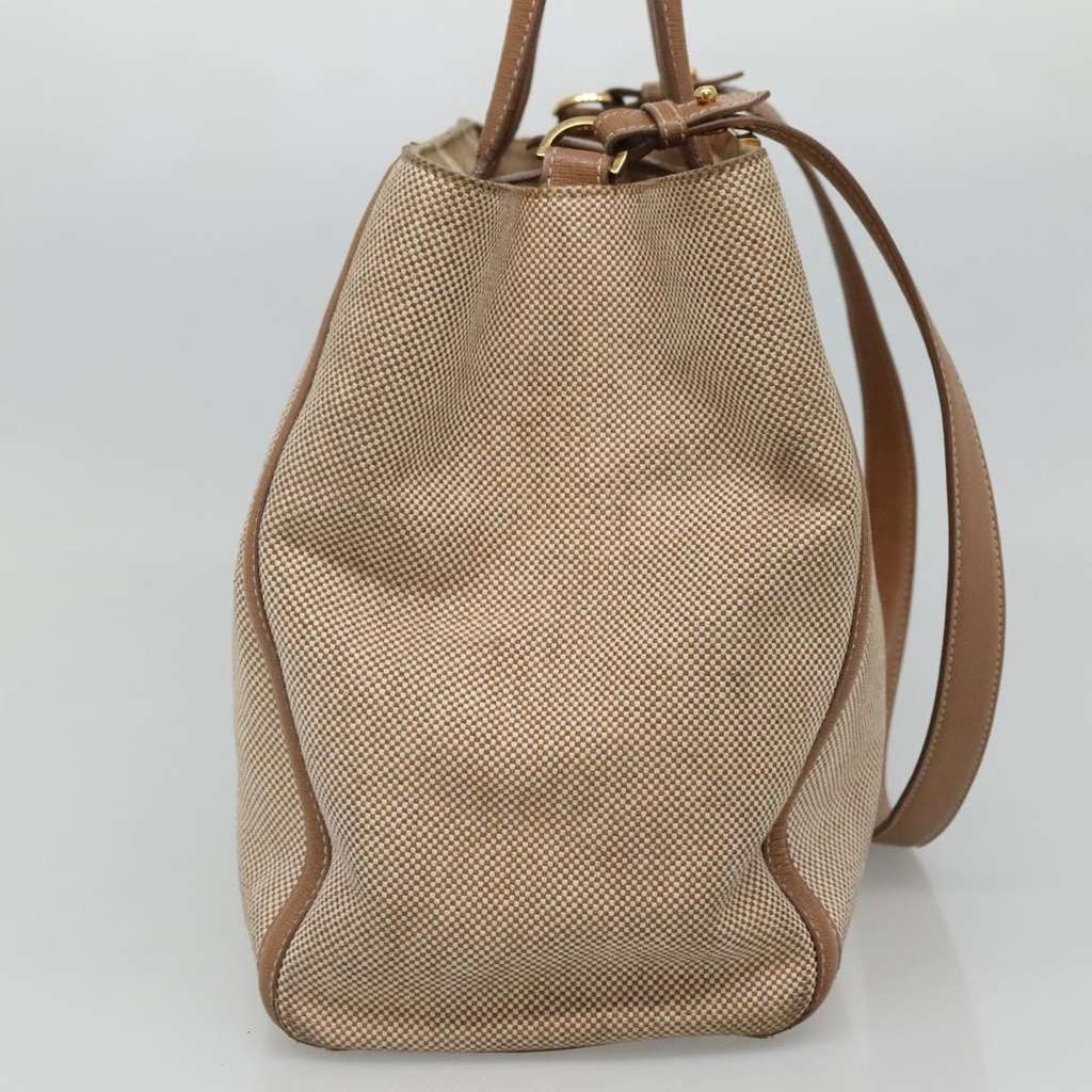 Fendi 2Jours Bag Beige Canvas Good condition - Inside View