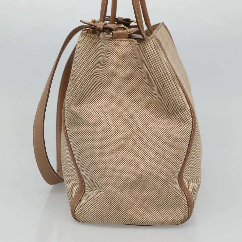 Fendi 2Jours Bag Beige Canvas Good condition - Model View