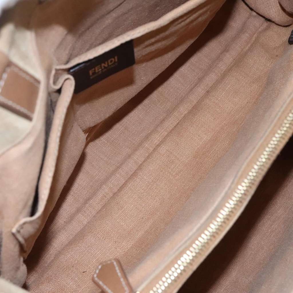 Fendi 2Jours Bag Beige Canvas Good condition - Box View
