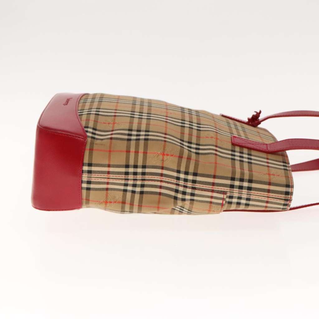 Burberry Nova check Shoulder bag Beige Canvas Good condition - Inside View