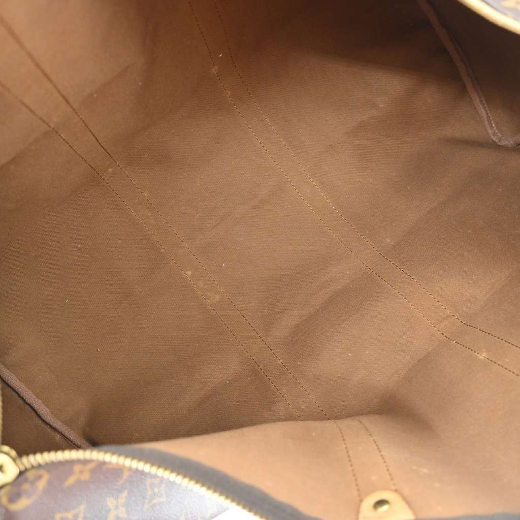 Louis Vuitton Keepall Bag Brown Canvas Fair condition - Inside View