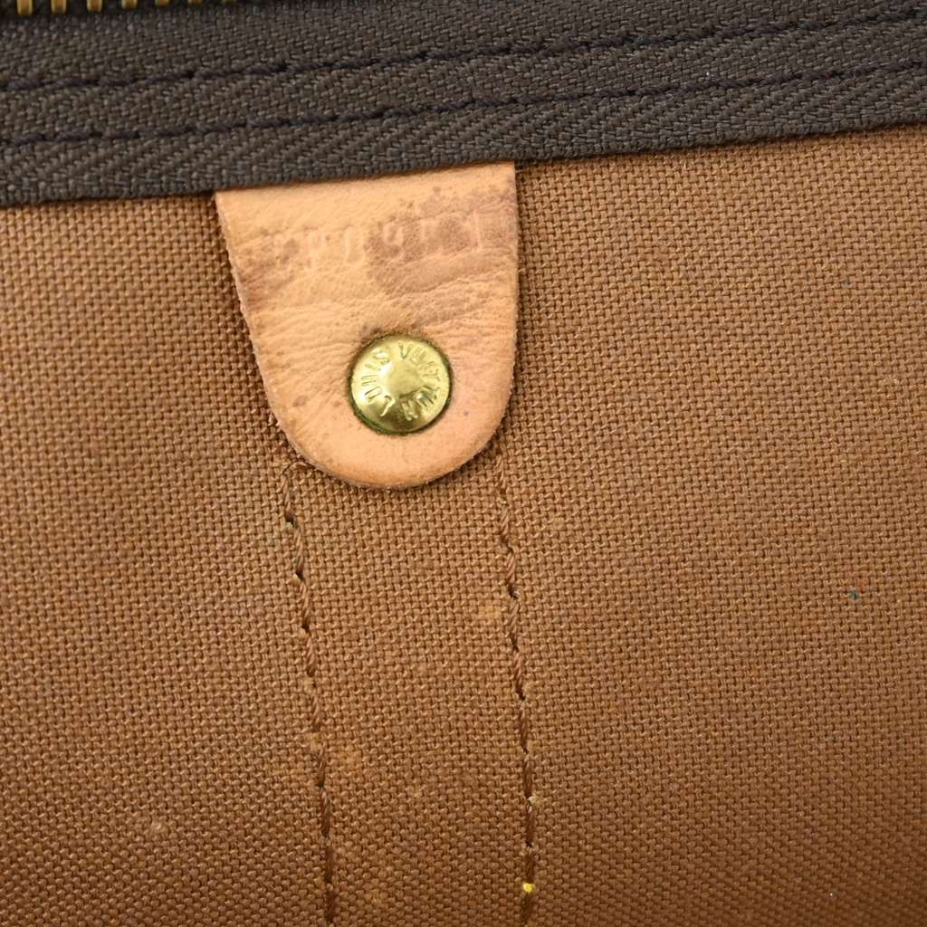 Louis Vuitton Keepall Bag Brown Canvas Fair condition - Box View