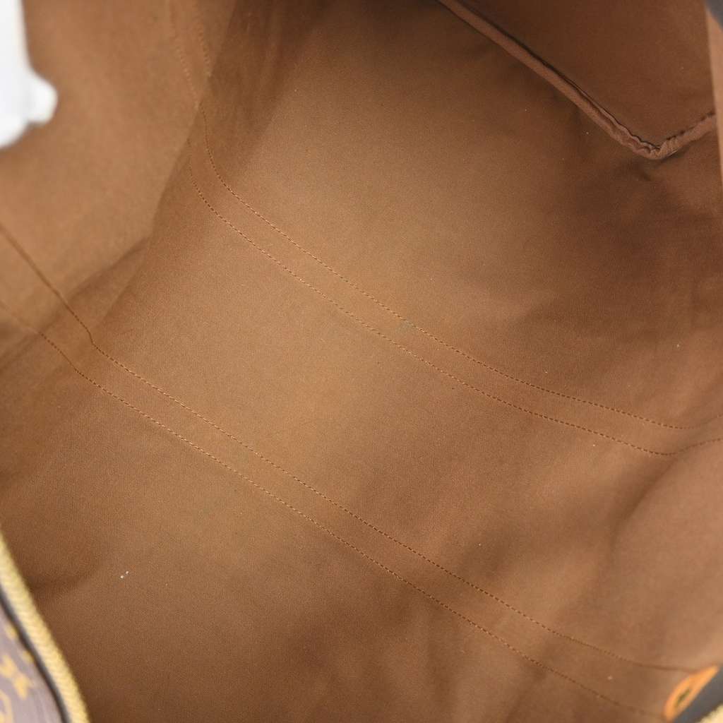 Louis Vuitton Keepall Bag Brown Canvas Fair condition - Inside View