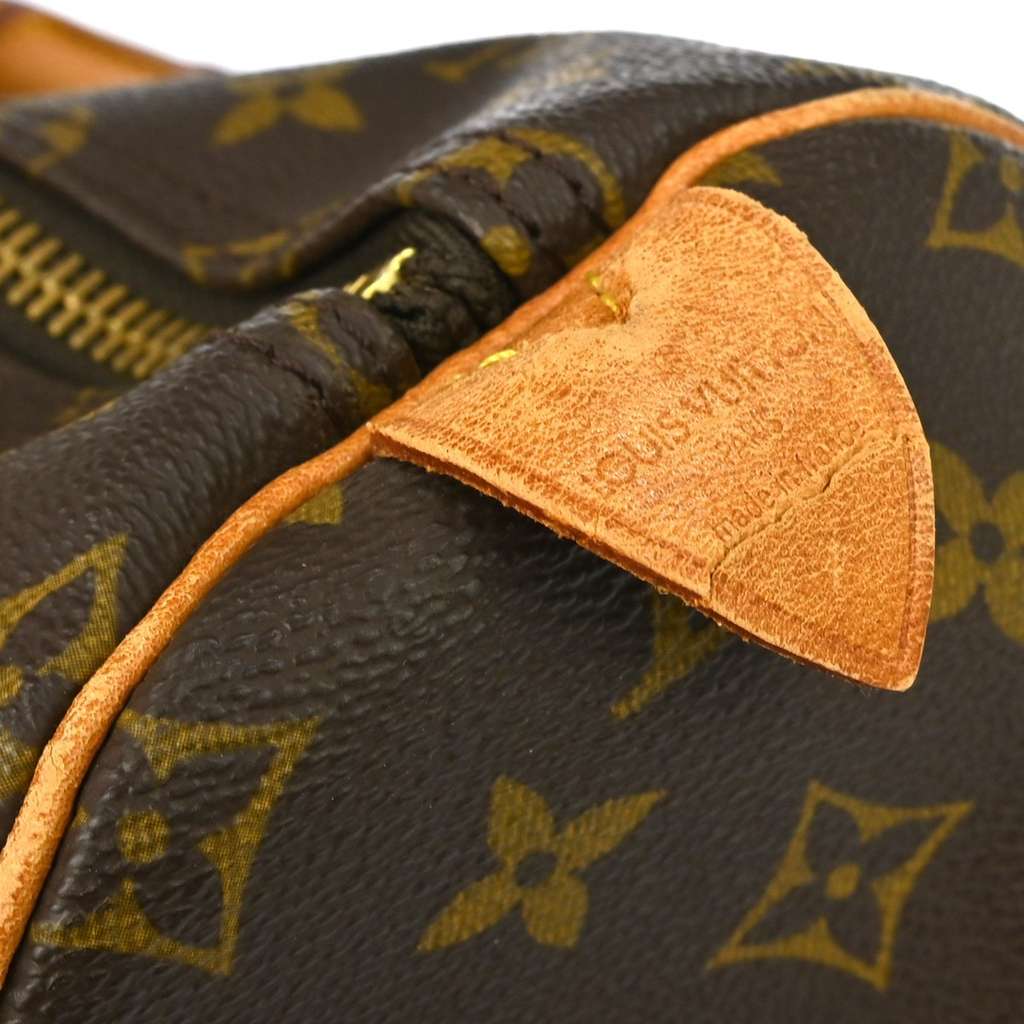 Louis Vuitton Keepall Bag Brown Canvas Fair condition - Box View