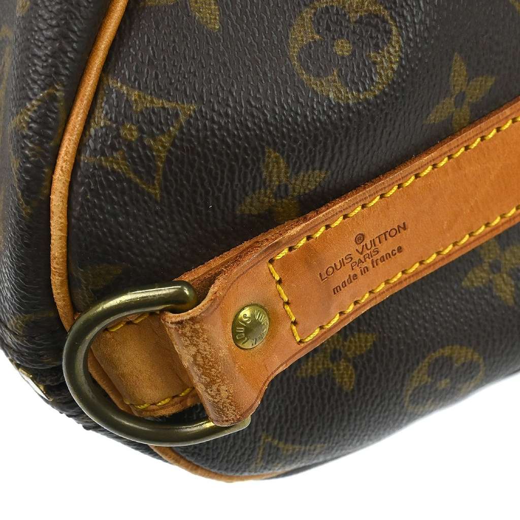 Louis Vuitton Keepall Bandouliere Bag Brown Canvas Fair condition - Model View
