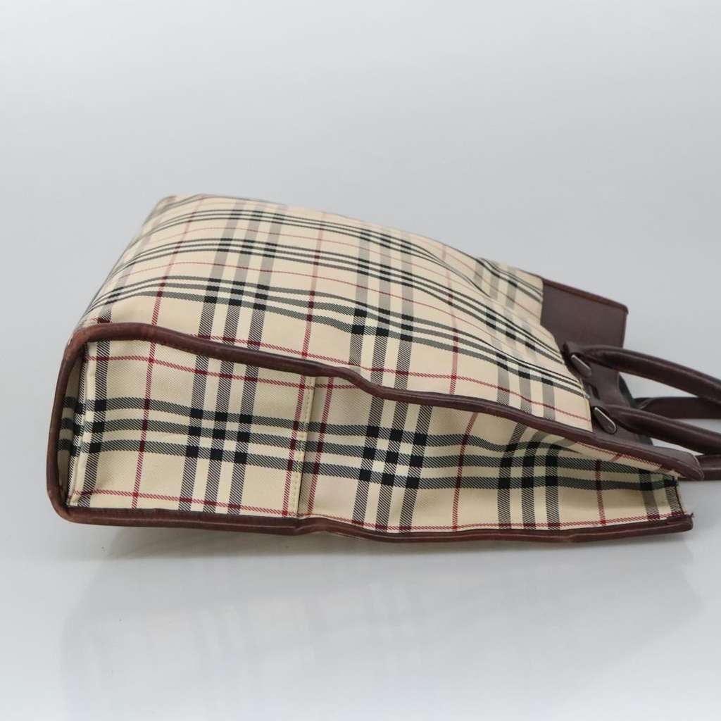 Burberry Nova Check Tote Beige Canvas Fair condition - Inside View