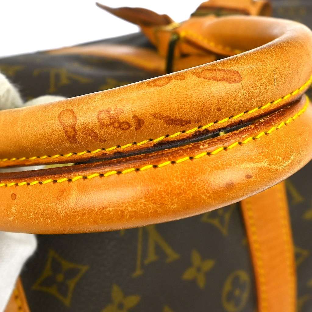 Louis Vuitton Keepall Bandouliere Bag Brown Canvas Fair condition - Box View