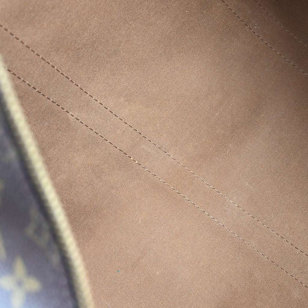 Louis Vuitton Keepall Bag Brown Canvas Fair condition - Inside View