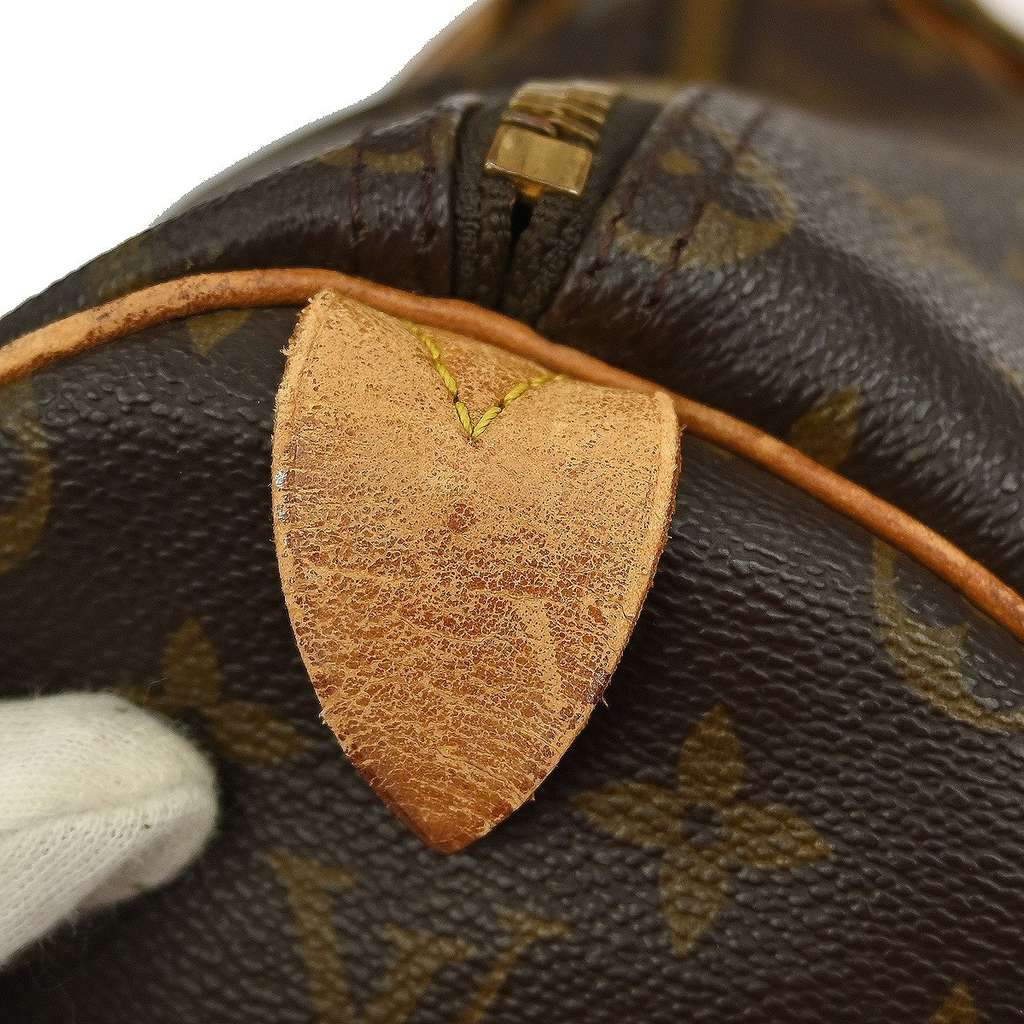 Louis Vuitton Keepall Bag Brown Canvas Fair condition - Box View