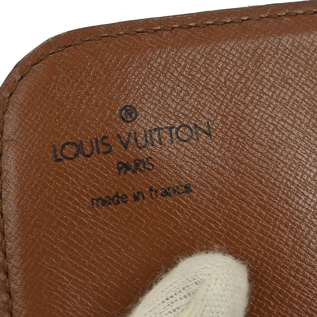 Louis Vuitton Cartouchiere Handbag Brown Canvas Fair condition - Model View