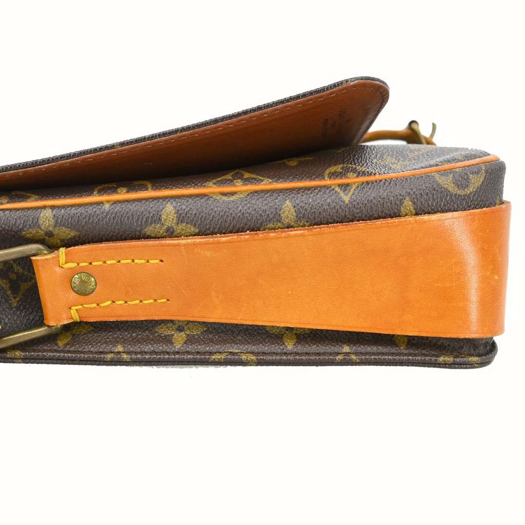 Louis Vuitton Cartouchiere Handbag Brown Canvas Fair condition - Model View