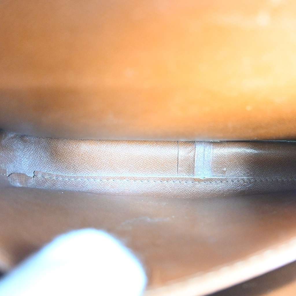 Louis Vuitton Cartouchiere Handbag Brown Canvas Fair condition - Box View