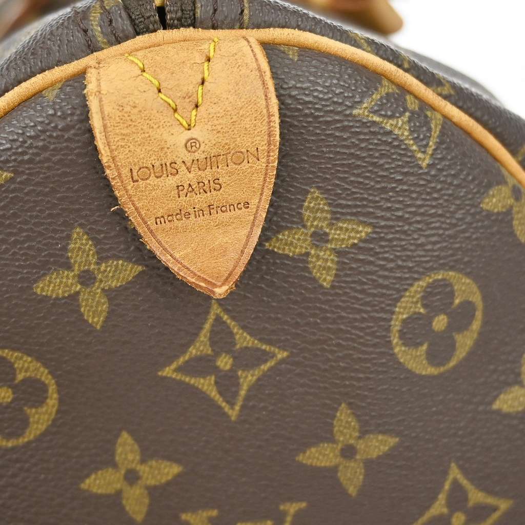 Louis Vuitton Keepall Bag Brown Canvas Fair condition - Model View