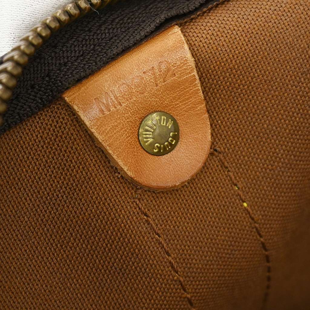 Louis Vuitton Keepall Bag Brown Canvas Fair condition - Box View