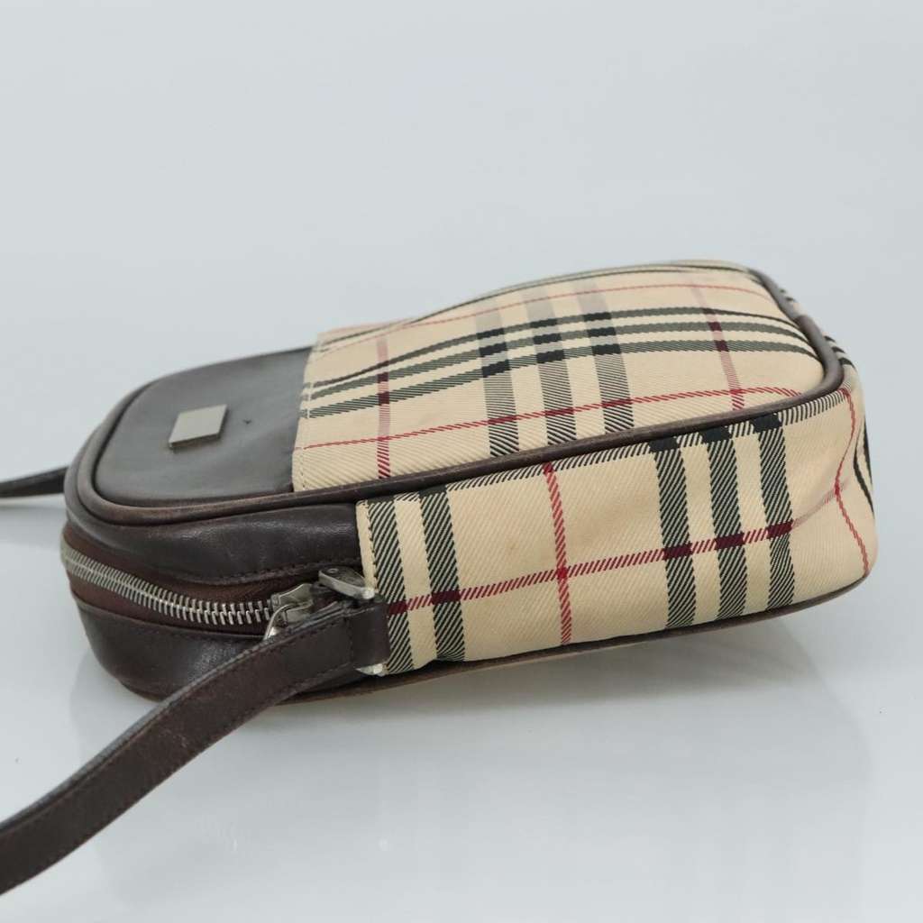 Burberry Nova check Shoulder bag Beige Canvas Fair condition - Model View
