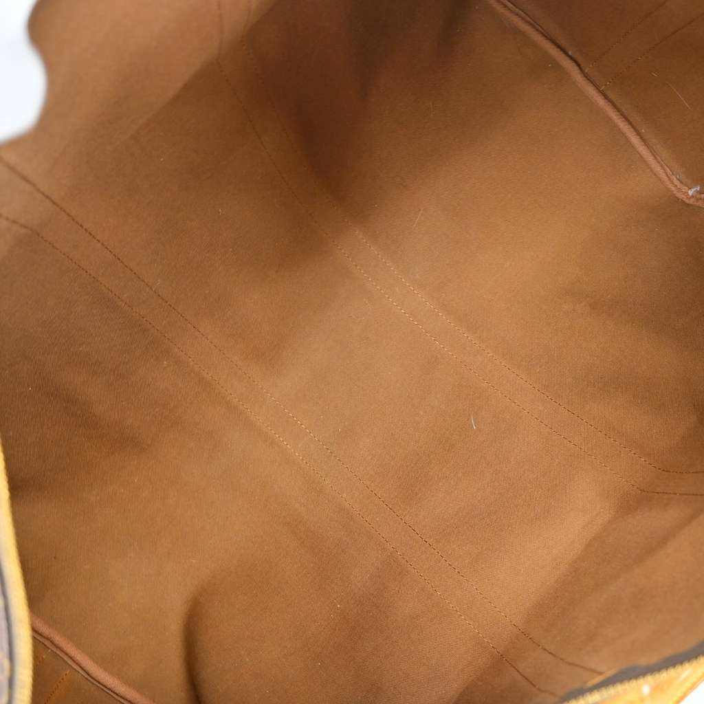 Louis Vuitton Keepall Bandouliere Bag Brown Canvas Fair condition - Inside View