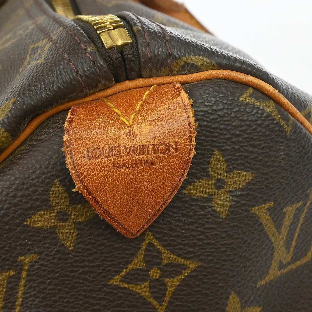 Louis Vuitton Keepall Bag Brown Canvas Fair condition - Model View