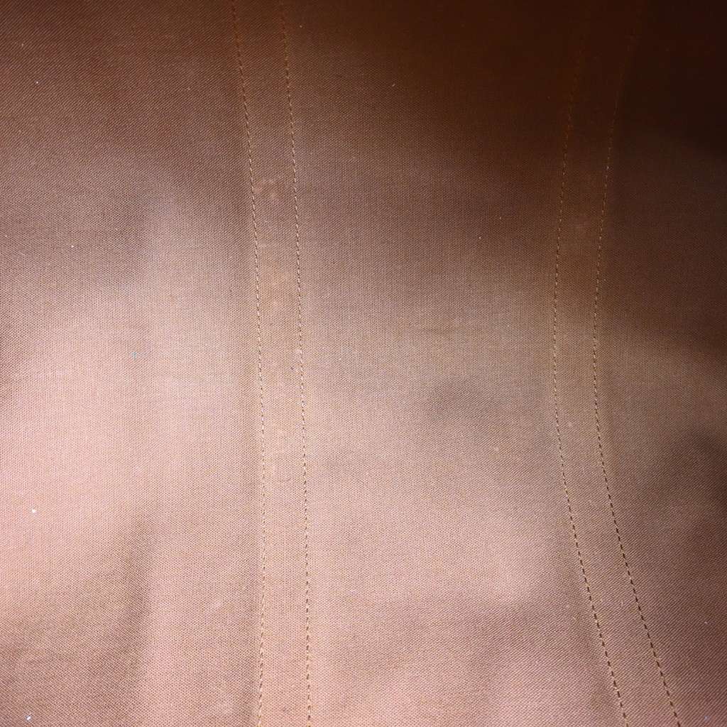 Louis Vuitton Keepall Bandouliere Bag Brown Canvas Fair condition - Inside View