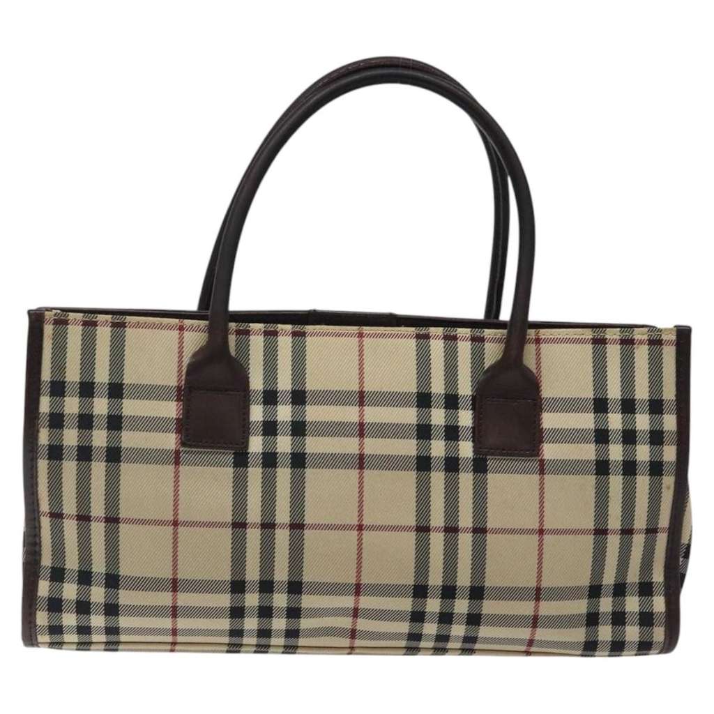 Burberry Nova Check Handbag Beige Good condition - Back View
