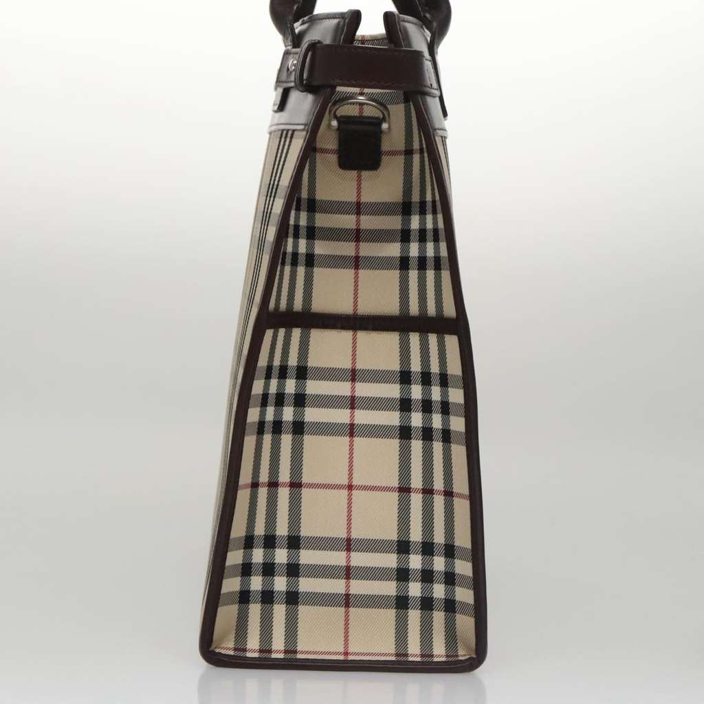 Burberry Nova Check Handbag Beige Canvas Good condition - Inside View