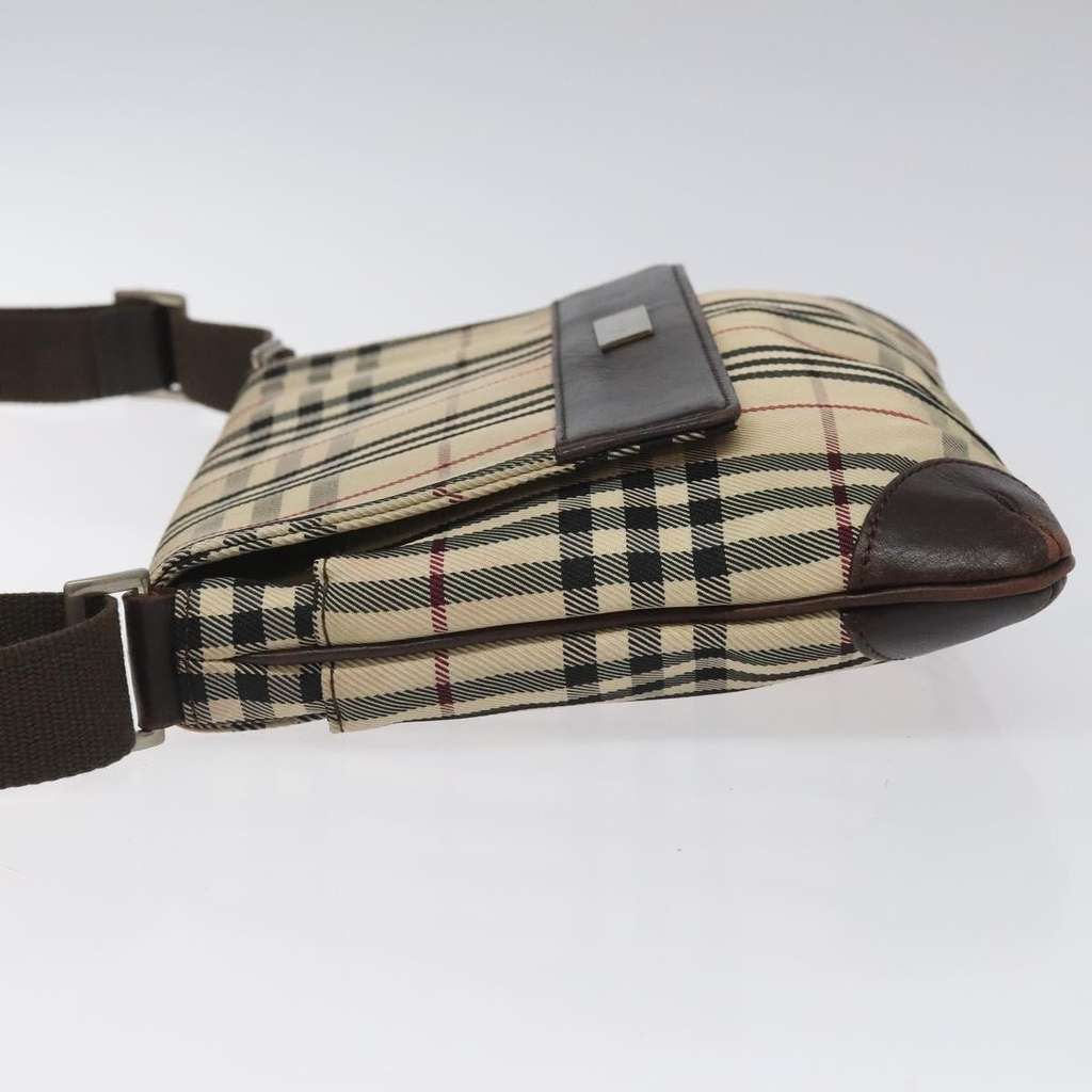 Burberry Nova check Shoulder bag Beige Canvas Fair condition - Model View