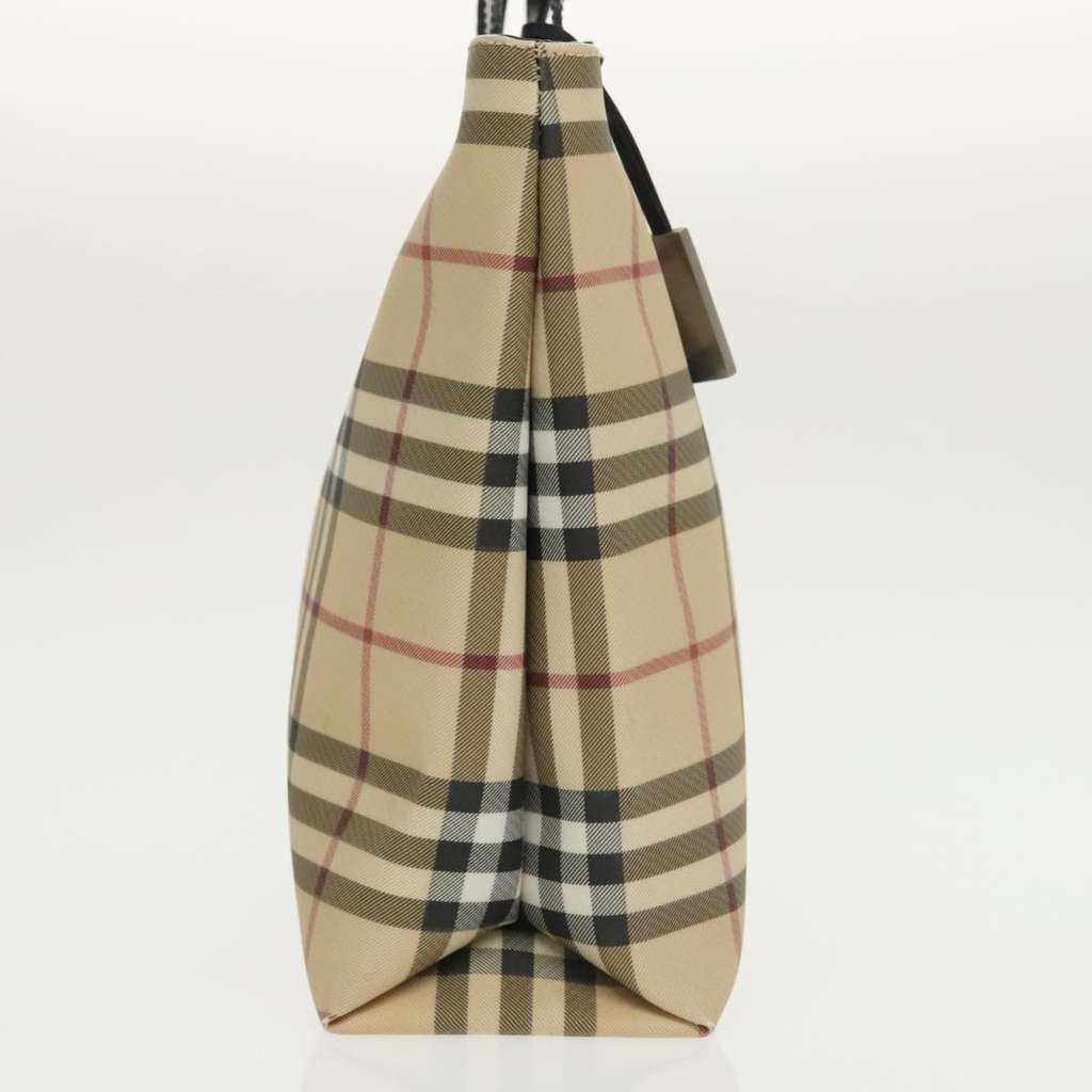 Burberry Nova Check Tote Beige Fair condition - Model View