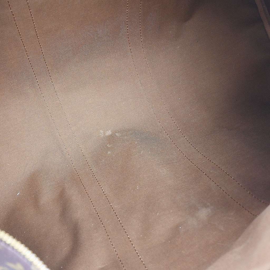 Louis Vuitton Keepall Bandouliere Bag Brown Canvas Good condition - Inside View