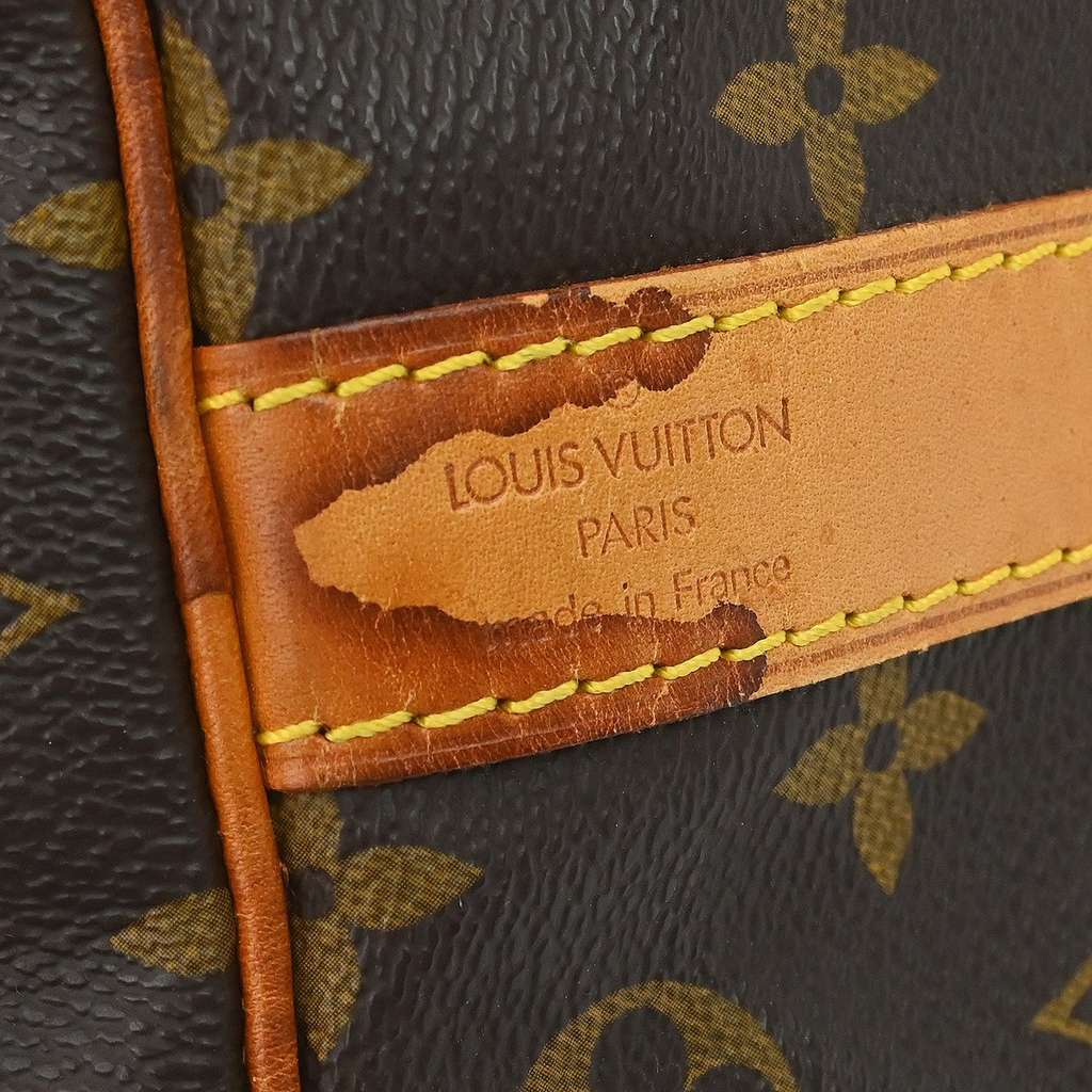 Louis Vuitton Keepall Bandouliere Bag Brown Canvas Good condition - Box View