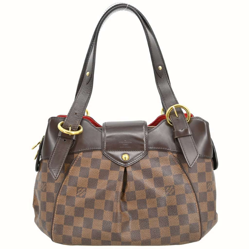Louis Vuitton Sistina Handbag Brown Canvas Good condition - Back View