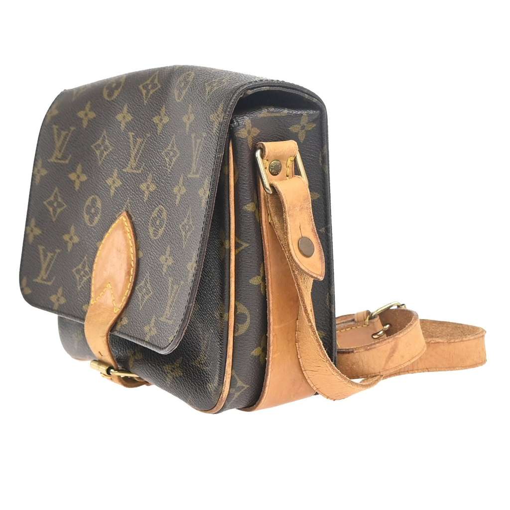 Louis Vuitton Cartouchiere Handbag Brown Canvas Fair condition - Inside View