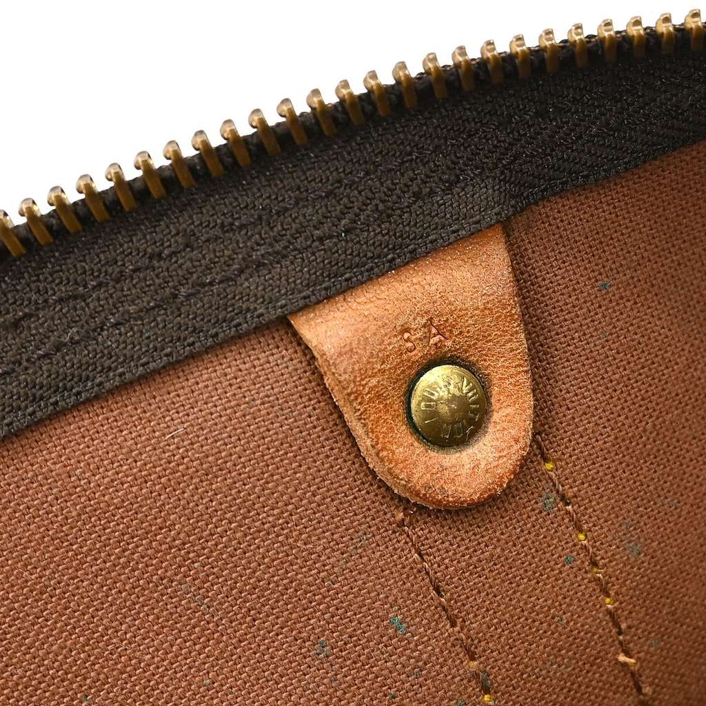 Louis Vuitton Keepall Bag Brown Canvas Fair condition - Box View