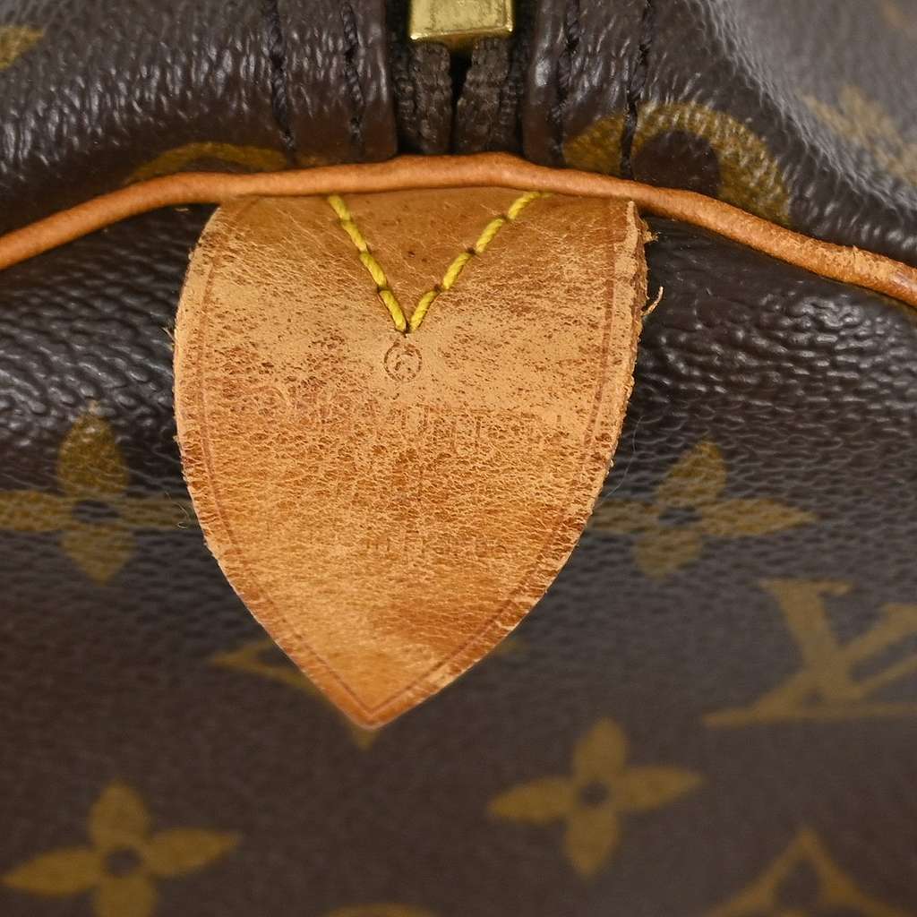 Louis Vuitton Keepall Bag Brown Canvas Fair condition - Model View