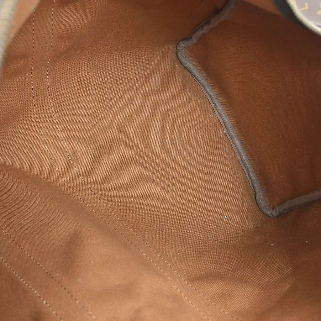 Louis Vuitton Keepall Bag Brown Canvas Fair condition - Inside View