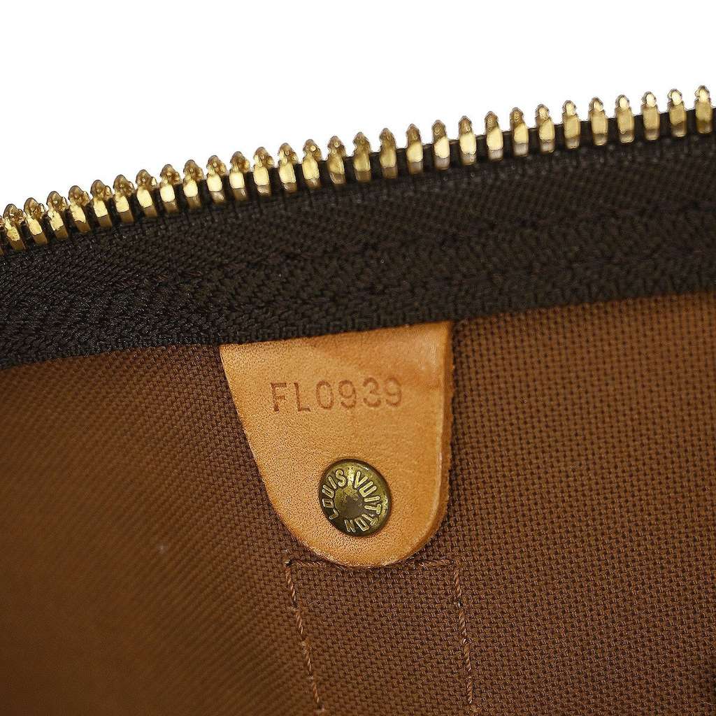 Louis Vuitton Keepall Bag Brown Canvas Fair condition - Model View