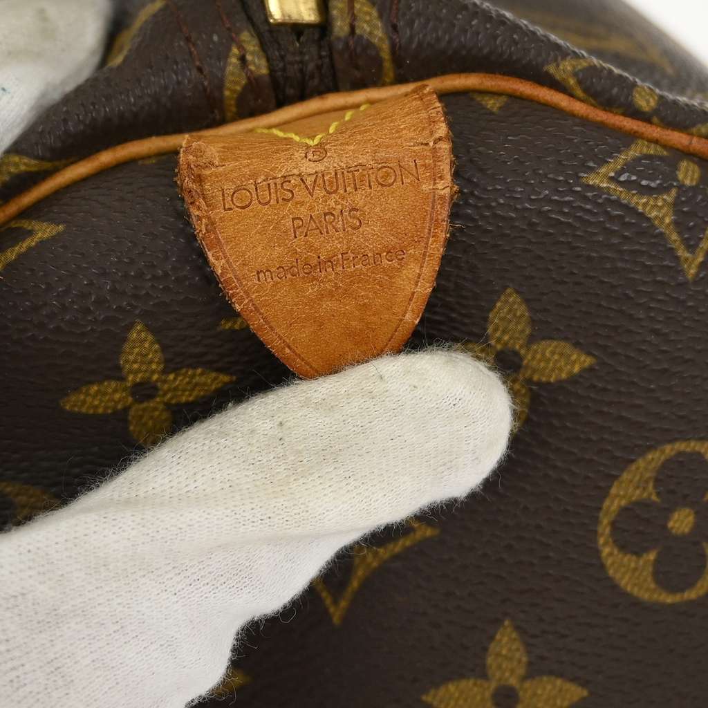 Louis Vuitton Keepall Bag Brown Canvas Fair condition - Box View