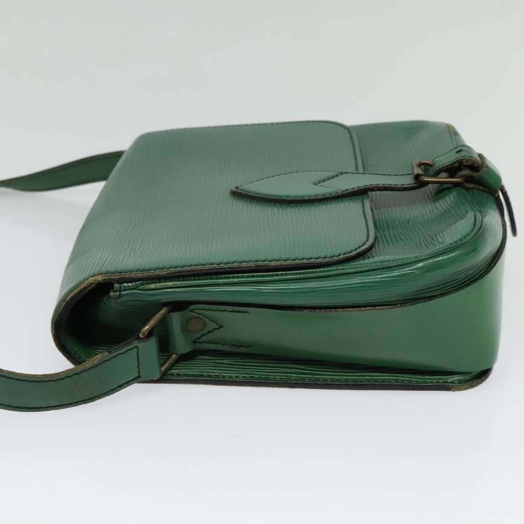 Louis Vuitton Cartouchiere Handbag Green Leather Fair condition - Inside View