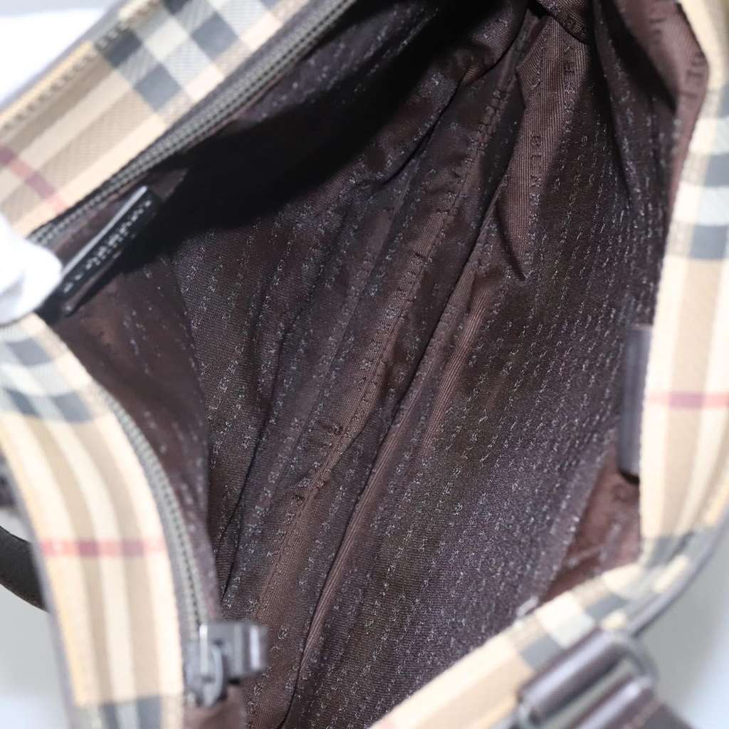 Burberry Nova Check Tote Beige Canvas Fair condition - Box View