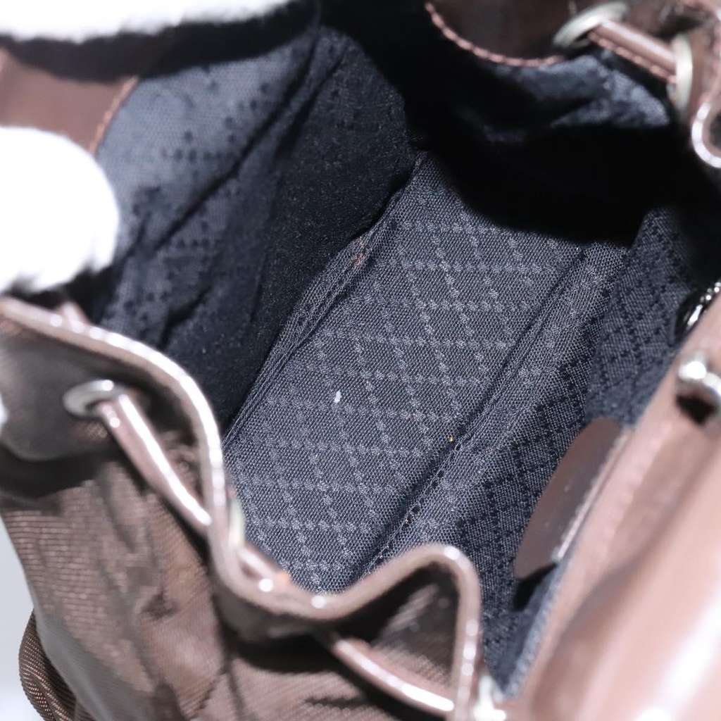 Gucci Vintage Bamboo Backpack Brown Good condition - Box View