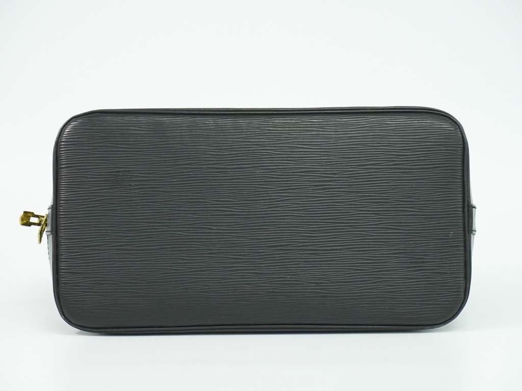 Louis Vuitton Alma Handbag Black Leather Good condition - Inside View