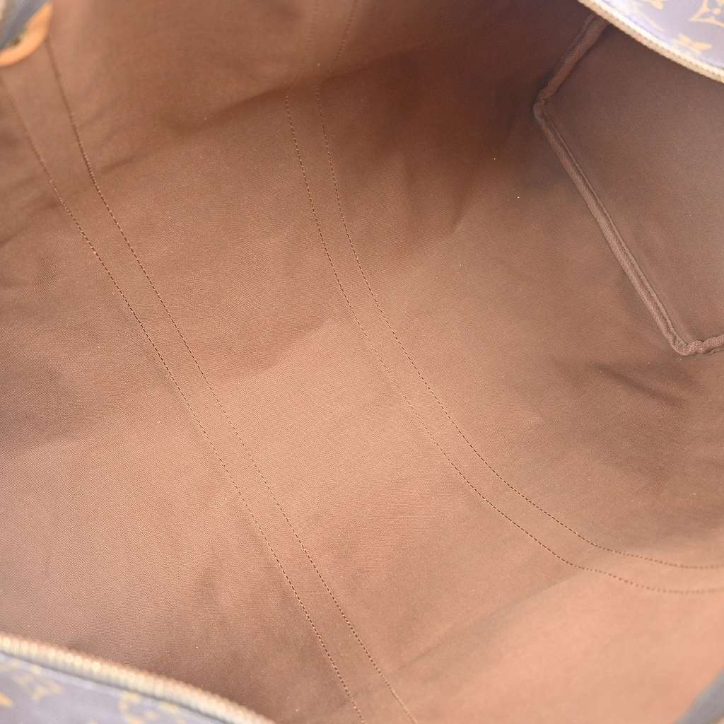 Louis Vuitton Keepall Bag Brown Canvas Fair condition - Inside View