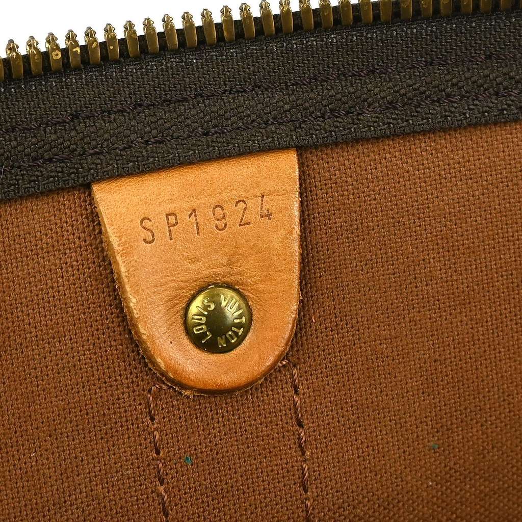 Louis Vuitton Keepall Bag Brown Canvas Fair condition - Box View