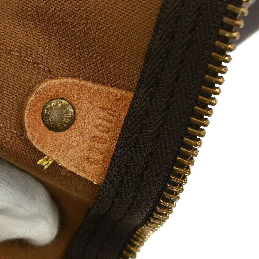 Louis Vuitton Keepall Bandouliere Bag Brown Canvas Fair condition - Box View