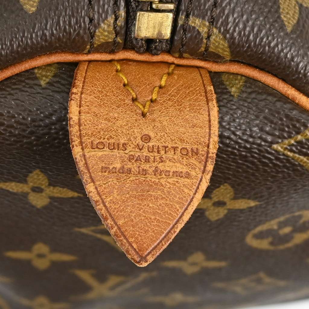 Louis Vuitton Keepall Bag Brown Canvas Fair condition - Model View