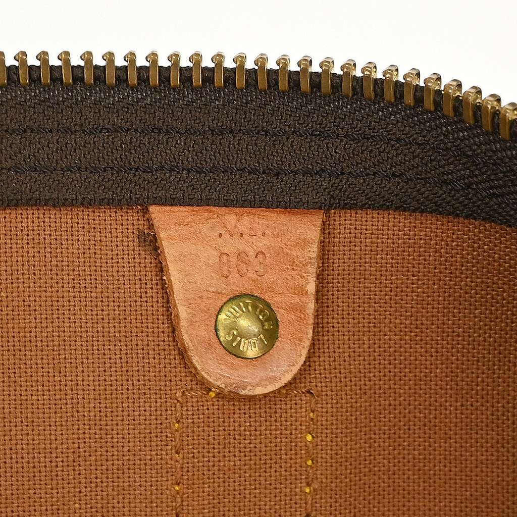 Louis Vuitton Keepall Bag Brown Canvas Fair condition - Box View