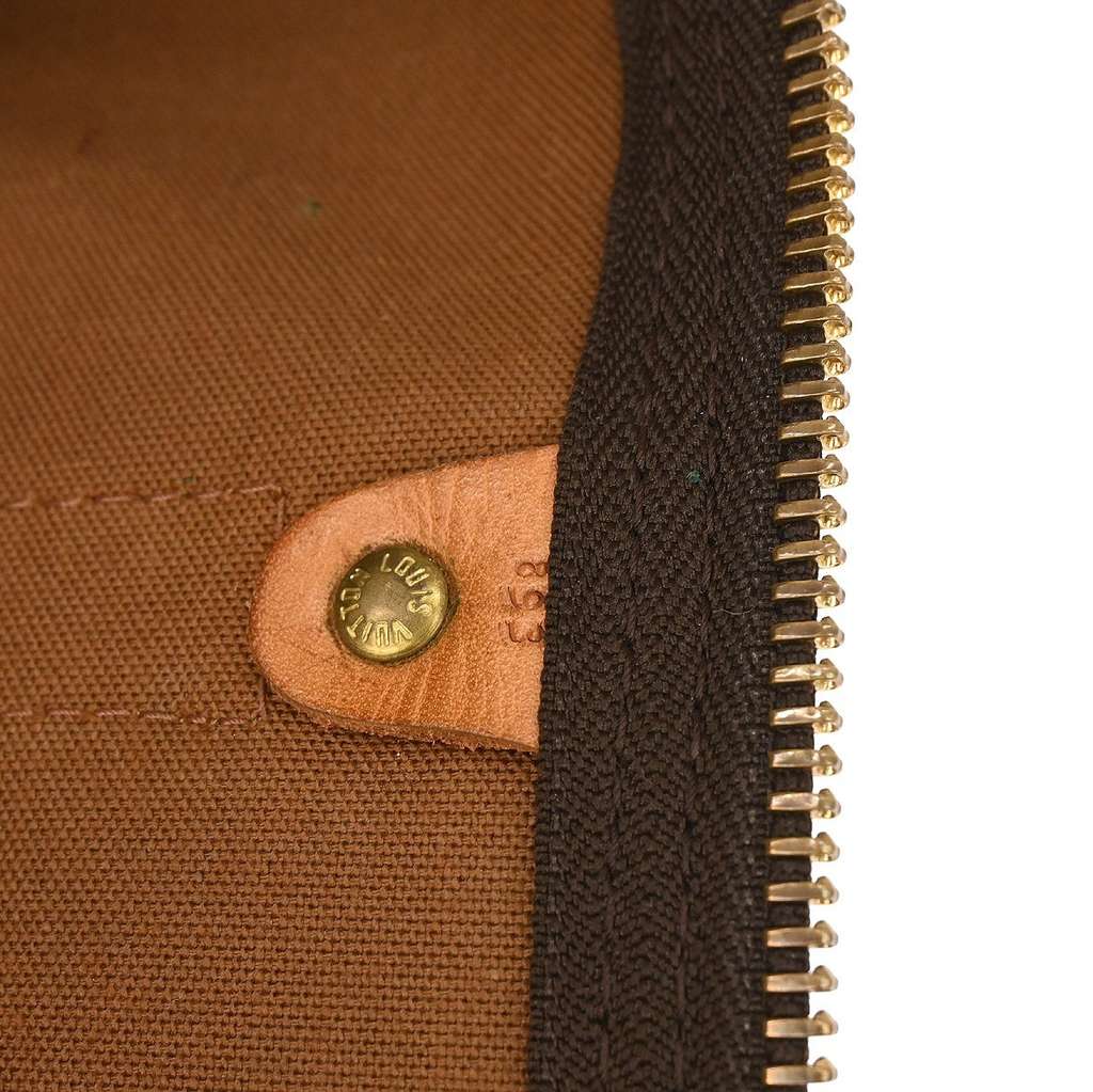 Louis Vuitton Keepall Bag Brown Canvas Fair condition - Box View