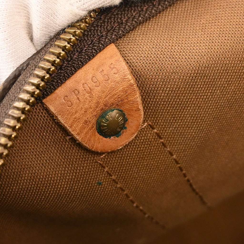 Louis Vuitton Keepall Bag Brown Canvas Fair condition - Box View